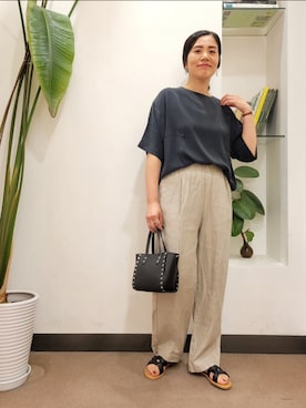 浪口　絵美さん（レディース・164cm）の夏コーディネート