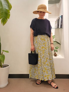 浪口　絵美さん（レディース・164cm）の夏コーディネート