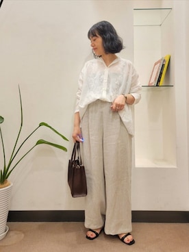 浪口　絵美さん（レディース・164cm）の夏コーディネート