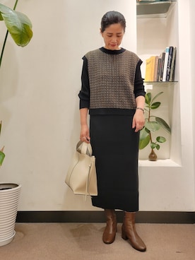 浪口　絵美さん（レディース・164cm）の秋コーディネート