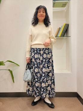 浪口　絵美さん（レディース・164cm）の冬コーディネート