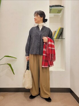 浪口 絵美さん(レディース・164cm)の冬コーディネート