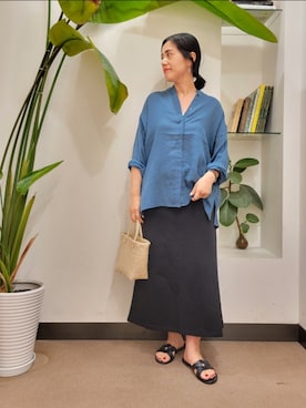 浪口 絵美さん(レディース・164cm)の夏コーディネート