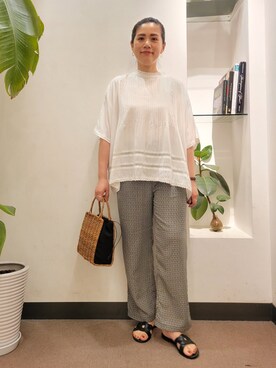 浪口 絵美さん(レディース・164cm)の夏コーディネート