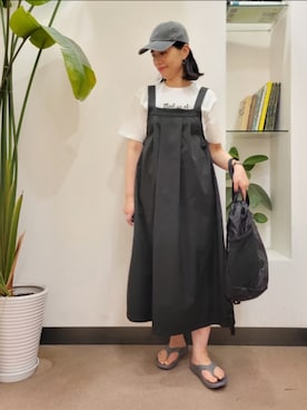 「patagonia」｜「アイテム（ワンピース/ドレス）」を使った、emiinamiiさん（レディース・164cm）の春コーディネート