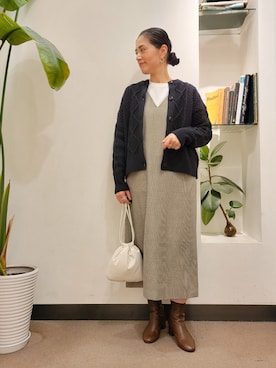 浪口　絵美さん（レディース・164cm）の冬コーディネート