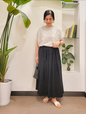 浪口　絵美さん（レディース・164cm）の夏コーディネート