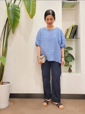 浪口 絵美さん(レディース・164cm)の夏コーディネート