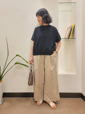 「かぐれ（カグレ）のアイテム」を使った、浪口　絵美さん（レディース・164cm）の夏コーディネート