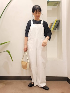 「MARCO BIANCHINI（マルコビアンチーニ）のアイテム」を使った、emiinamiiさん（レディース・164cm）の夏コーディネート