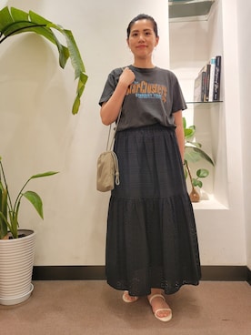 浪口　絵美さん（レディース・164cm）の夏コーディネート