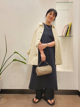 「EKAL（エカル）のアイテム」を使った、浪口　絵美さん（レディース・164cm）の夏コーディネート