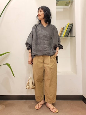 浪口 絵美さん(レディース・164cm)の夏コーディネート