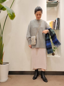 浪口　絵美さん（レディース・164cm）の冬コーディネート