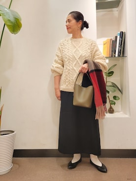 浪口　絵美さん（レディース・164cm）の秋コーディネート