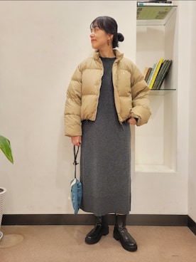 「GYMPHLEX（ジムフレックス）のアイテム（ジャケット/アウター）」を使った、浪口　絵美さん（レディース・164cm）の秋コーディネート