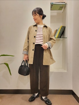 浪口　絵美さん（骨格ウェーブ・レディース・164cm）の秋コーディネート