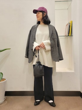浪口 絵美さん(レディース・164cm)の秋コーディネート