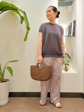 浪口　絵美さん（レディース・164cm）の夏コーディネート