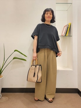 浪口　絵美さん（レディース・164cm）の夏コーディネート