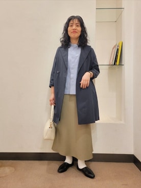 「RODE SKO（ロデスコ）のアイテム」を使った、浪口　絵美さん（レディース・164cm）の冬コーディネート