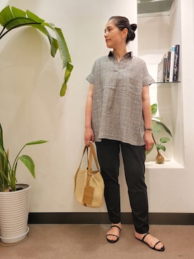 浪口 絵美さん(レディース・164cm)の夏コーディネート