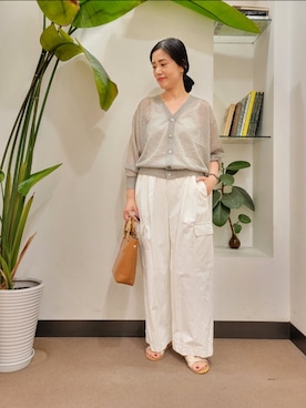 浪口　絵美さん（レディース・164cm）の夏コーディネート