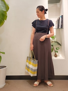 浪口　絵美さん（レディース・164cm）の夏コーディネート