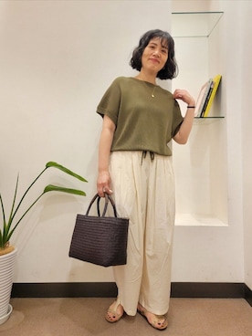 浪口 絵美さん(レディース・164cm)の夏コーディネート