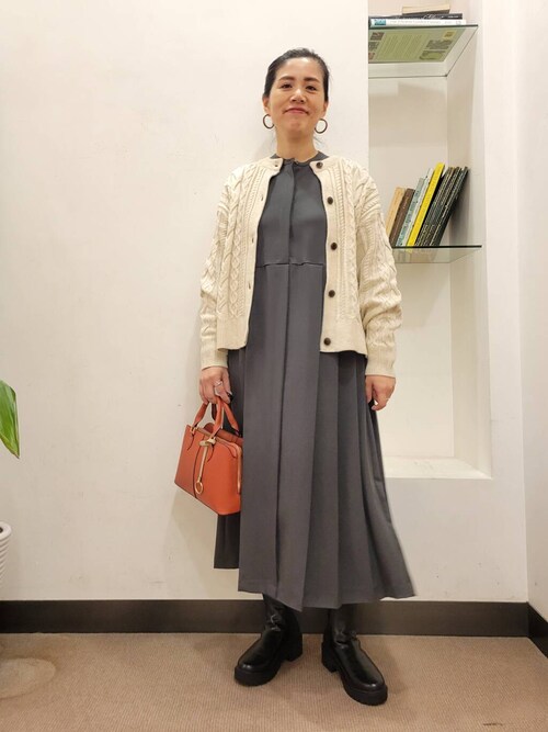 ❤️シップス❤️サイドプリーツワンピース❣️アーバンリサーチ　イエナ　トゥモローランド シップス❤️サイドプリーツワンピース❣️アーバンリサーチ