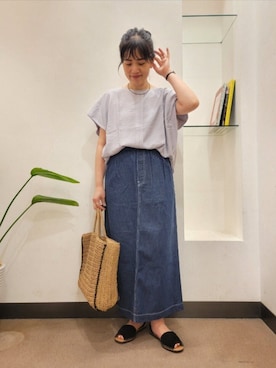 「PENELOPE（ペネローペ）のアイテム」を使った、浪口　絵美さん（レディース・164cm）の春コーディネート