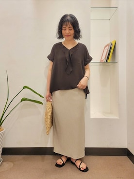 浪口 絵美さん(レディース・164cm)の夏コーディネート