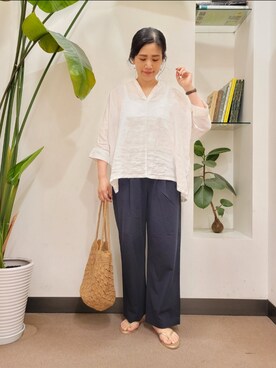 浪口　絵美さん（レディース・164cm）の夏コーディネート