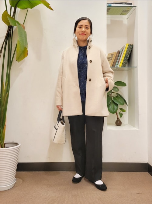 セール】スタンドカラーミドルコート（その他アウター）｜URBAN