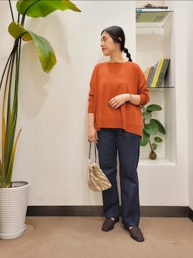 「URBAN RESEARCH DOORS」｜浪口　絵美さん（レディース・164cm）の秋コーディネート