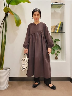 「URBAN RESEARCH DOORS」｜浪口　絵美さん（レディース・164cm）の秋コーディネート