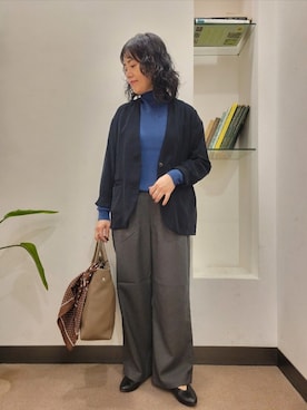 「アイテム（財布/小物）」を使った、浪口　絵美さん（レディース・164cm）の秋コーディネート