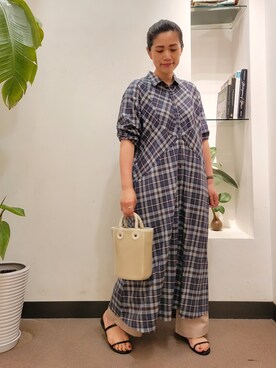 浪口　絵美さん（レディース・164cm）の夏コーディネート