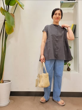 浪口　絵美さん（レディース・164cm）の夏コーディネート