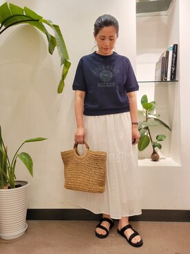 浪口　絵美さん（レディース・164cm）の夏コーディネート