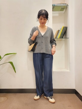 「MARCO BIANCHINI（マルコビアンチーニ）のアイテム」を使った、浪口　絵美さん（レディース・164cm）の夏コーディネート