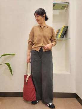 浪口　絵美さん（骨格ウェーブ・レディース・164cm）の秋コーディネート