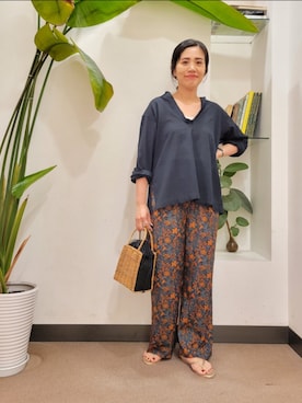 浪口　絵美さん（レディース・164cm）の夏コーディネート