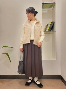 「アイテム（その他シューズ）」を使った、浪口　絵美さん（レディース・164cm）の秋コーディネート