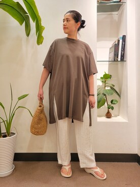 浪口　絵美さん（レディース・164cm）の夏コーディネート