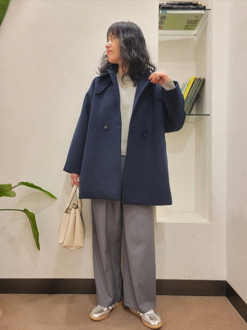 セール】【再入荷】『UR TECH』ミドル丈コート｜冬服/暖かい/吸光発熱