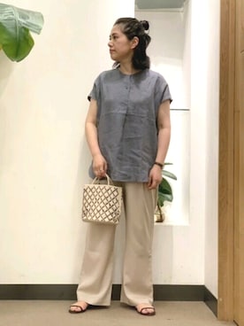 浪口　絵美さん（レディース・164cm）の夏コーディネート