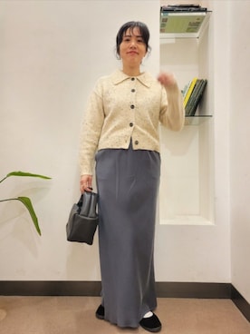 「アイテム（その他シューズ）」を使った、浪口　絵美さん（レディース・164cm）の秋コーディネート