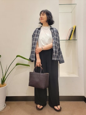 浪口　絵美さん（レディース・164cm）の夏コーディネート