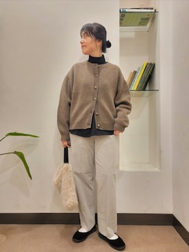 「アイテム（その他シューズ）」を使った、浪口　絵美さん（レディース・164cm）の秋コーディネート